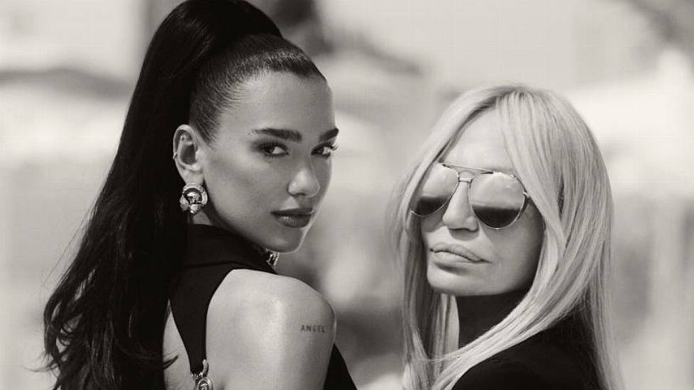 Dua Lipa Teams Up With Donatella Versace To Design New Collection