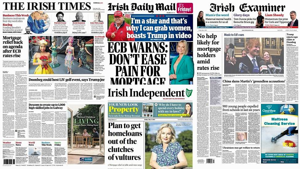 What The Papers Say: Friday's Front Pages