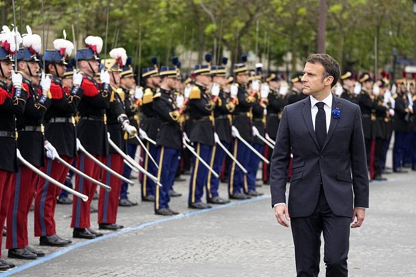 Macron Leads Ceremony Marking End Of Second World War In Europe