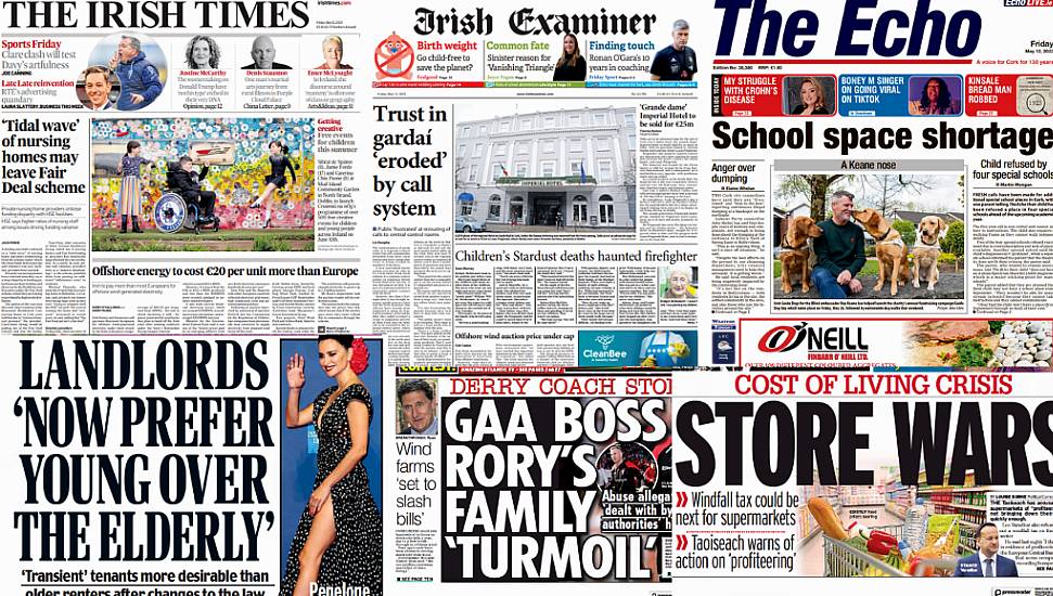 What The Papers Say: Friday's Front Pages