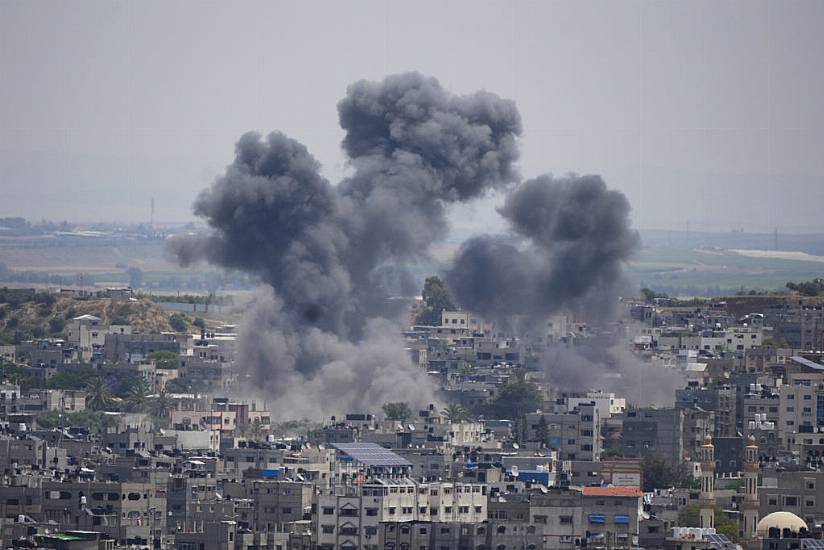 Israeli Strikes Hit Gaza As Palestinian Militants Fire Rockets Towards Jerusalem