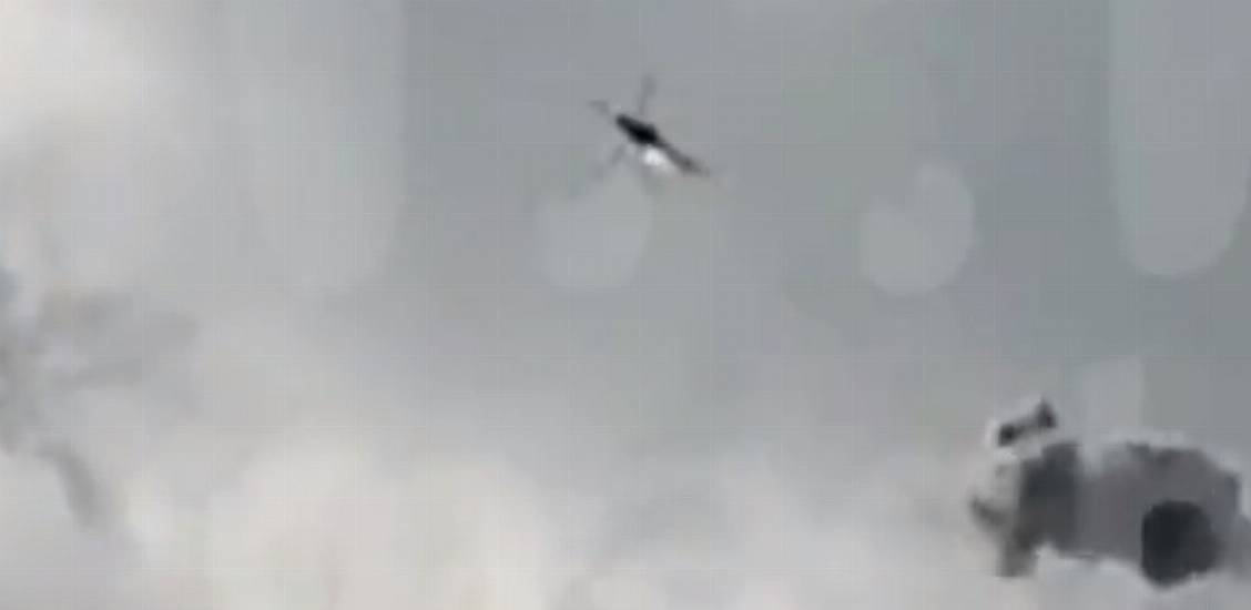 Videos Show Helicopter Apparently Shot Down In Russia, Near Ukrainian Border