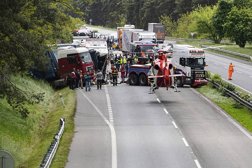 One Dead And 59 Injured In Crash Between Bus And Truck In Western Slovakia