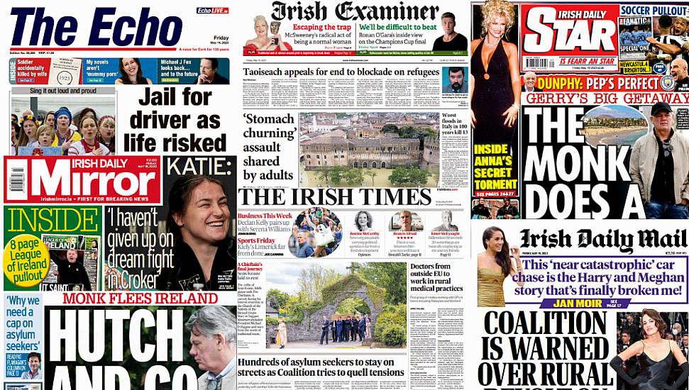 What The Papers Say: Friday's Front Pages