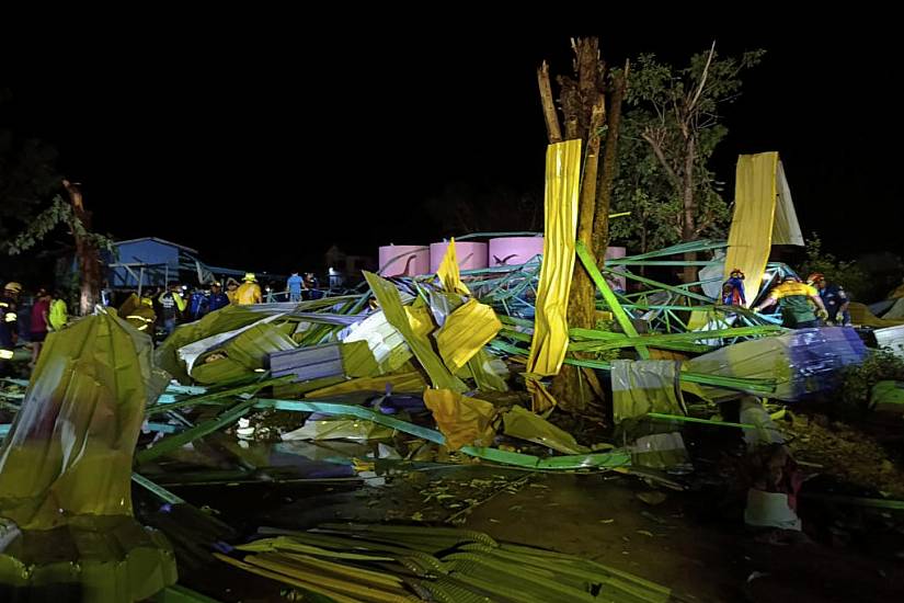 Seven Killed Sheltering From The Rain As Roof Collapses At School In Thailand