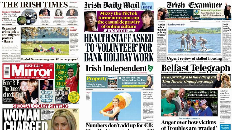 What The Papers Say: Friday's Front Pages