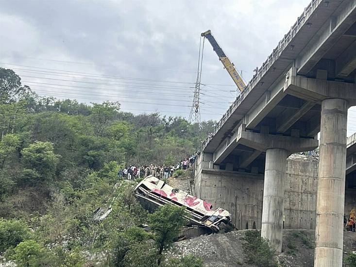 At Least 10 Dead As Bus Carrying Hindu Pilgrims Falls Into Gorge