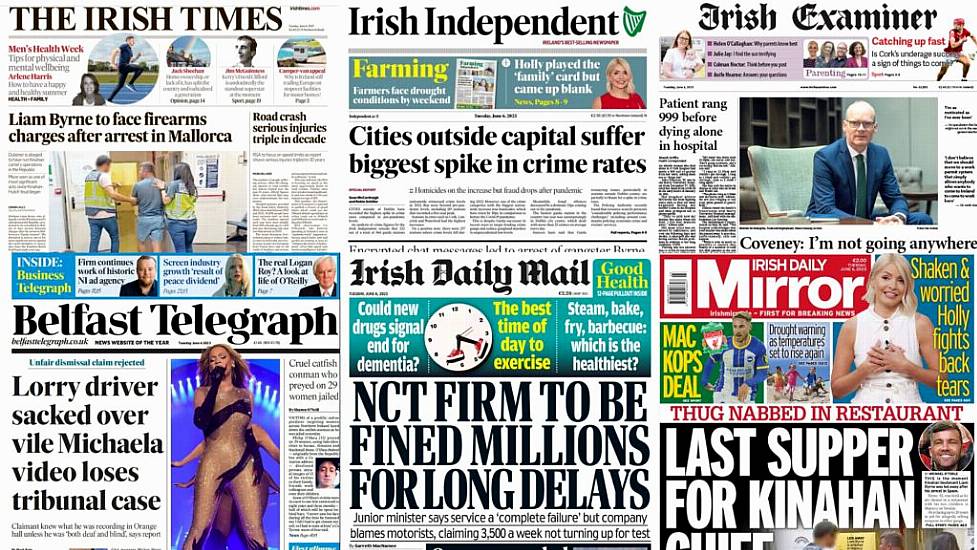 What The Papers Say: Tuesday's Front Pages