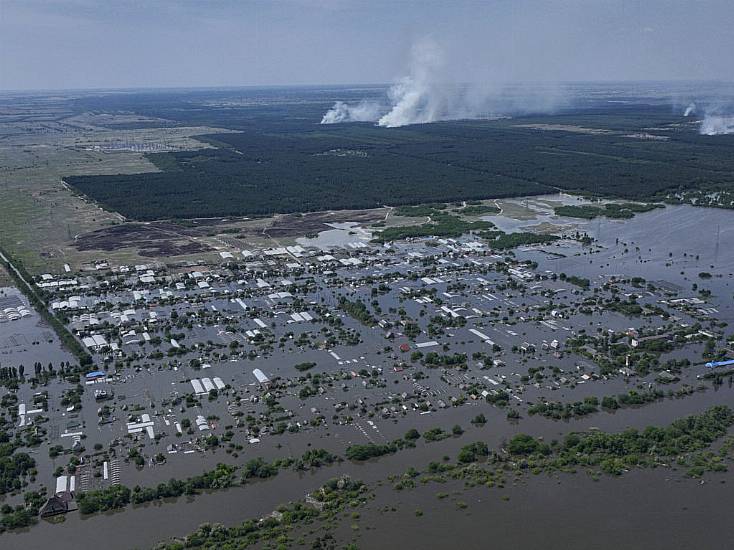 Russia Shells City Inundated By Dam Collapse After Zelensky Visit, Says Ukraine