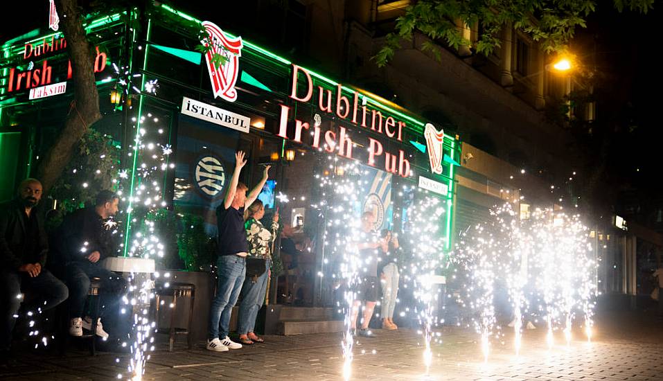 Man City Fans Party On Streets Of Istanbul Ahead Of Champions League Final