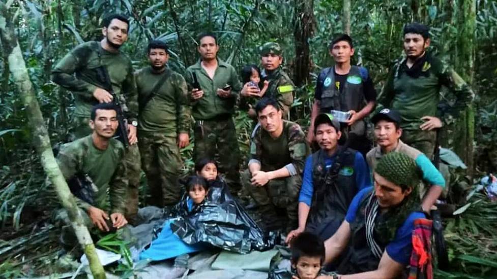 Four Indigenous Children Found Alive After 40 Days Lost In Jungle In Colombia