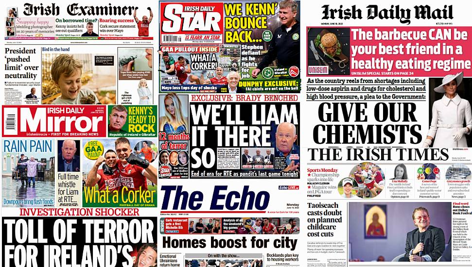 What The Papers Say: Monday's Front Pages