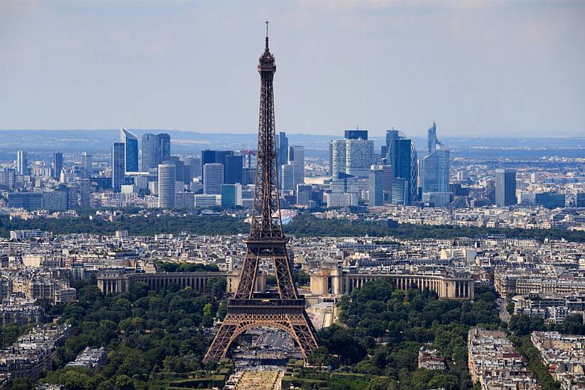 Paris Firefighters Battle Blaze Following Reports Of Explosion