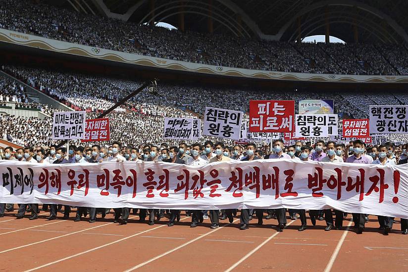 North Koreans Marks War Anniversary With Anti-Us Rallies