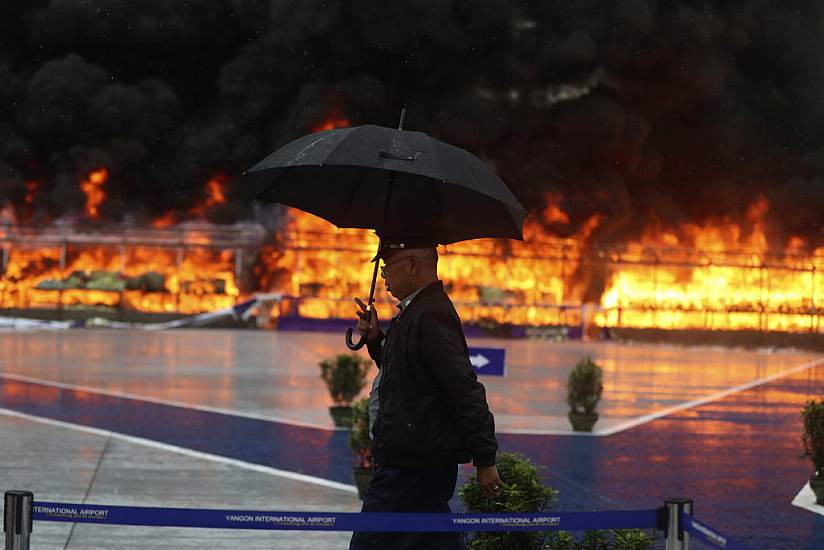 Myanmar Burns Seized Drugs Worth $446M As Illicit Trade Booms