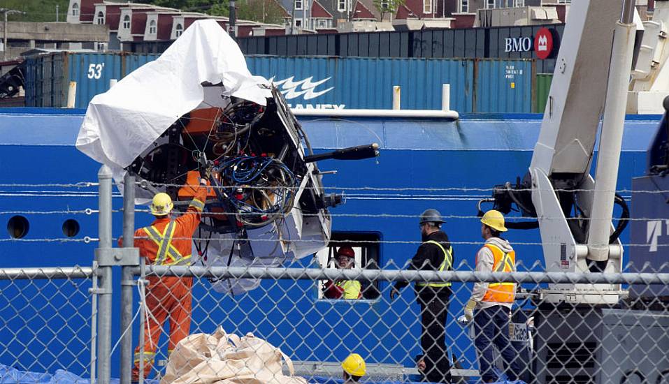 Titan Submersible Wreckage Recovered From Water After Fatal Implosion