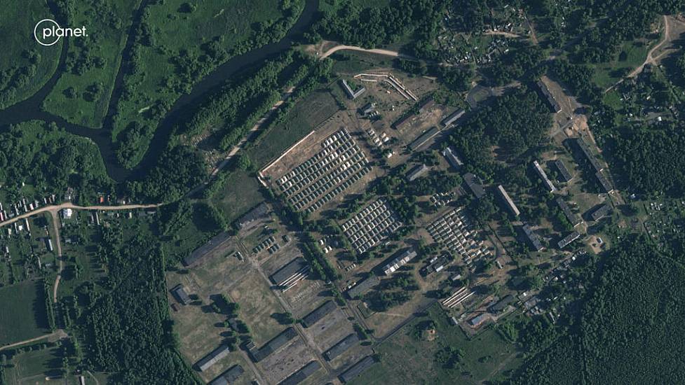 Satellite Photos Suggest Belarus Is Building Army Camp For Wagner Fighters