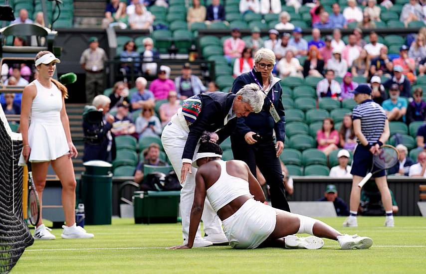 I Got Killed By The Grass – Venus Williams Suffers Nasty Fall In Wimbledon Loss