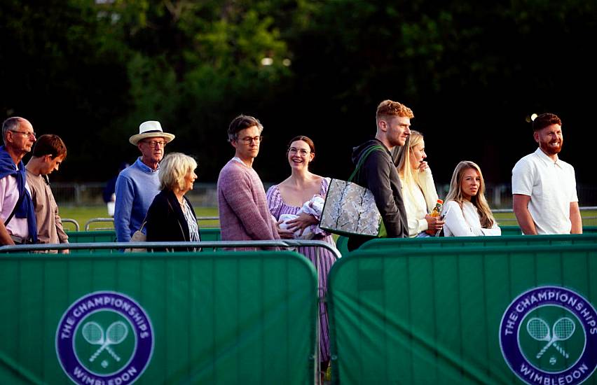 Wimbledon Fans Hoping For Fewer Showers After Rain-Hit Second Day