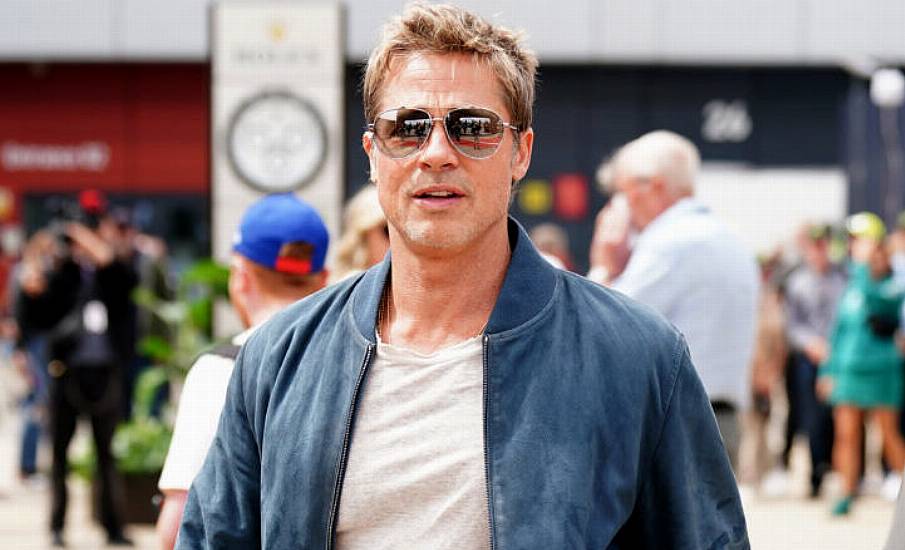 Brad Pitt Arrives Ahead Of British Grand Prix To Film For F1 Blockbuster