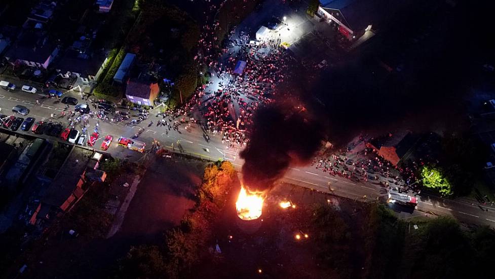 Putting Tricolour And Varadkar Photo On Bonfire ‘Not Acceptable’ And ‘Childish’