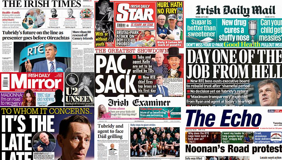 What The Papers Say: Tuesday's Front Pages