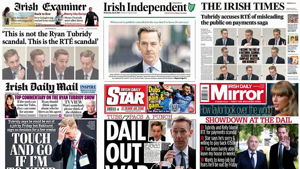 What The Papers Say: Wednesday's Front Pages