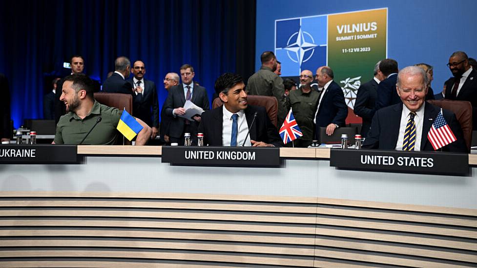 G7 Countries Sign Joint Declaration In Support Of Ukraine At Nato Summit