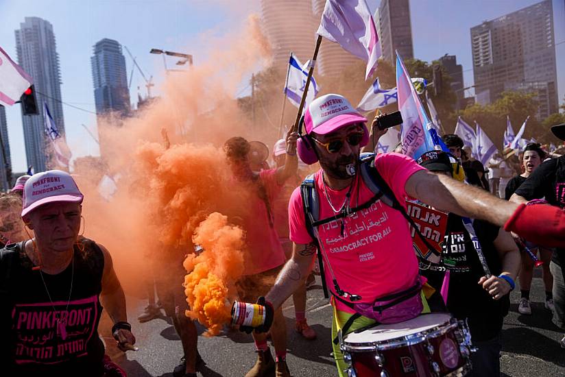 Protesters Block Roads In ‘Day Of Disruption’ Against Judicial Overhaul Plan