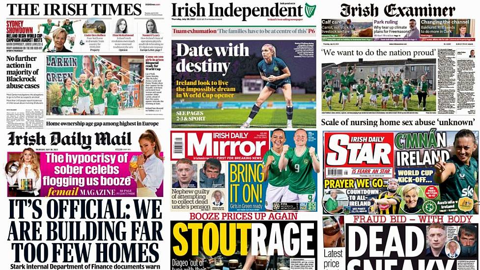 What The Papers Say: Thursday's Front Pages