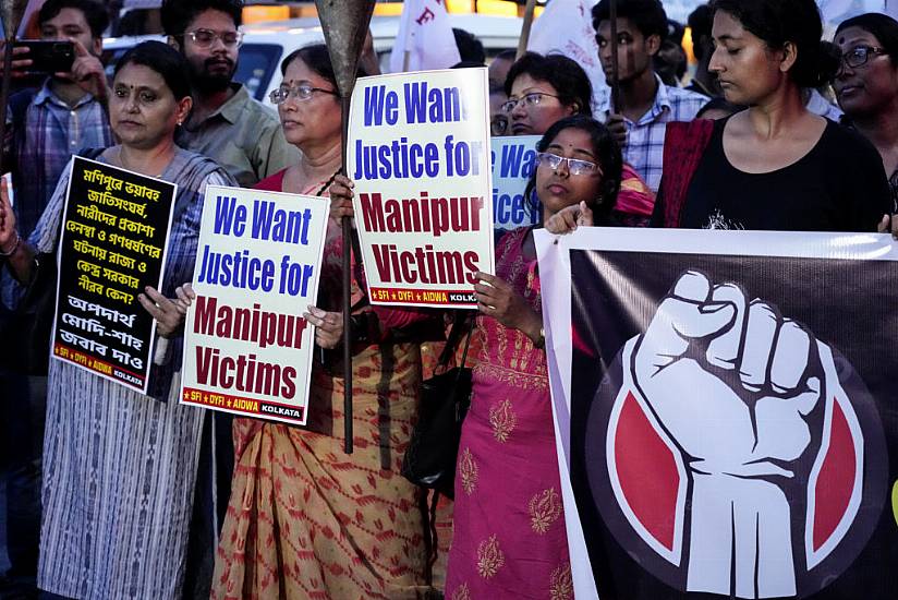 Thousands Protest Over Assault Of Women Paraded Naked In Indian Border State