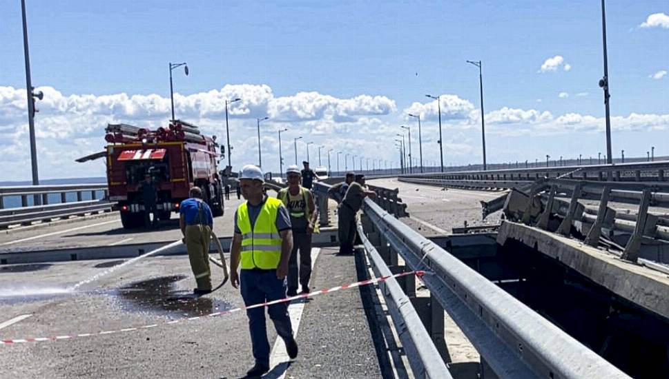 Ukraine Carried Out Attack On Crimean Bridge, Security Chief Says