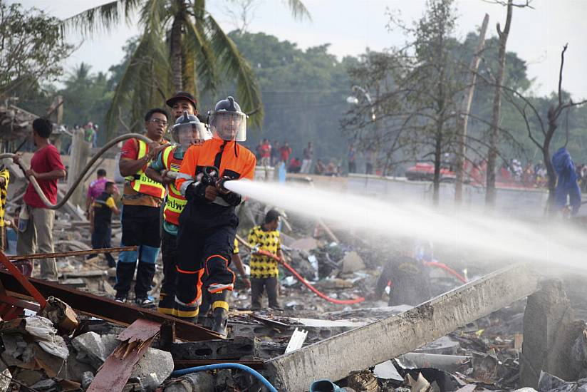 Blast At Fireworks Warehouse In Thailand Kills At Least 10 People