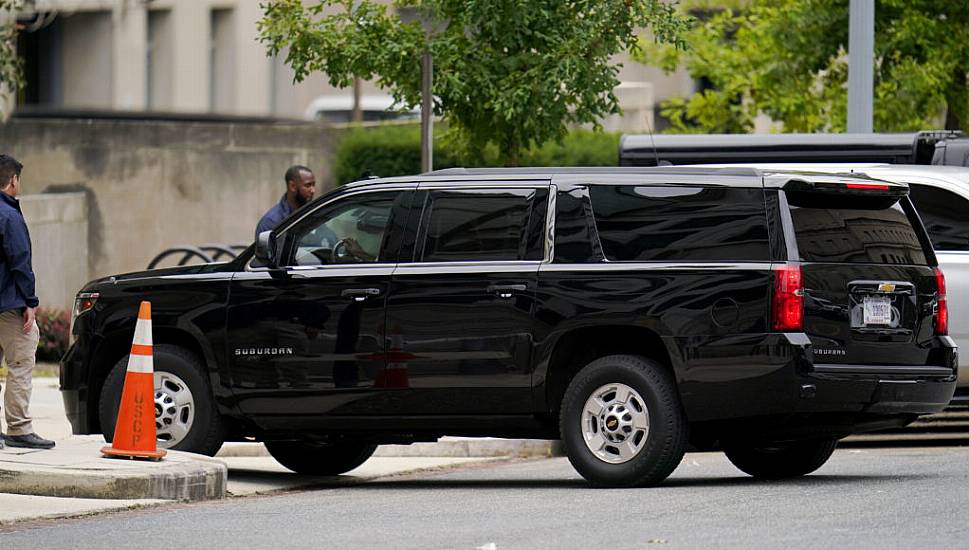 Trump Arrives At Courthouse To Face Charges He Tried To Overturn Election