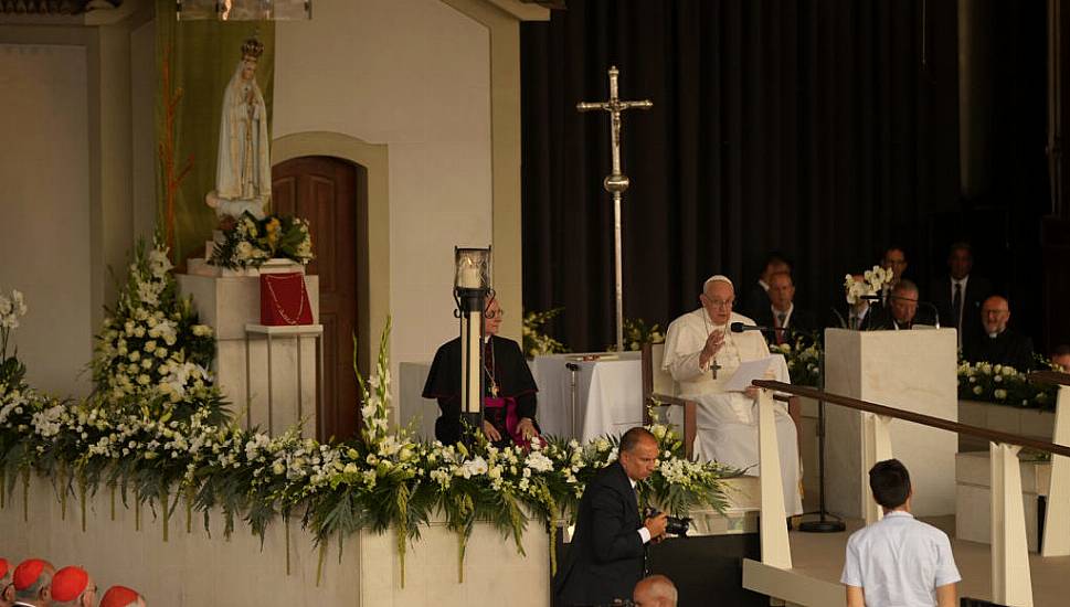 Pope Visits Shrine In Portuguese Town Of Fatima