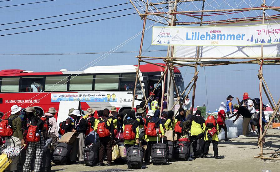 Tens Of Thousands Of Scouts Evacuated As Typhoon Approaches South Korea