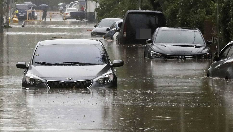 Tropical Storm Khanun Drenches South Korea As It Moves Towards Seoul