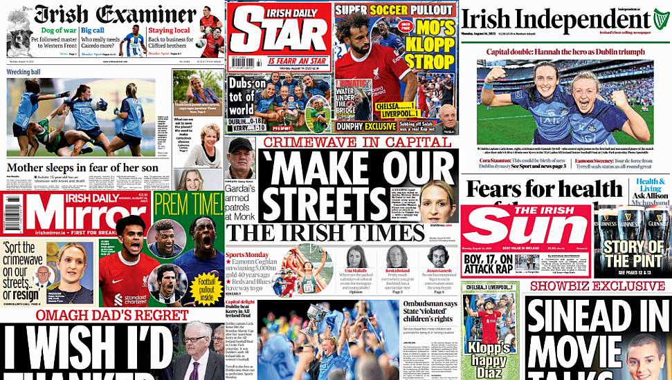 What The Papers Say: Monday's Front Pages