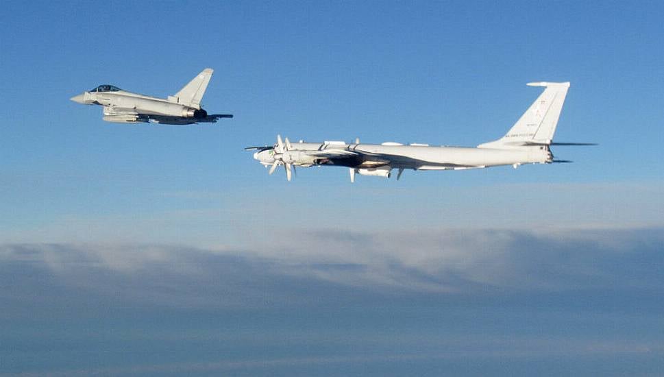 Raf Jets Scrambled To Intercept Russian Bombers North Of Shetland Islands