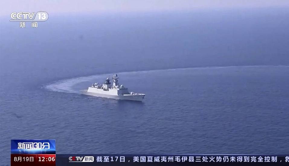 China Launches Military Drills As Warning After Taiwan Official Appears In Us