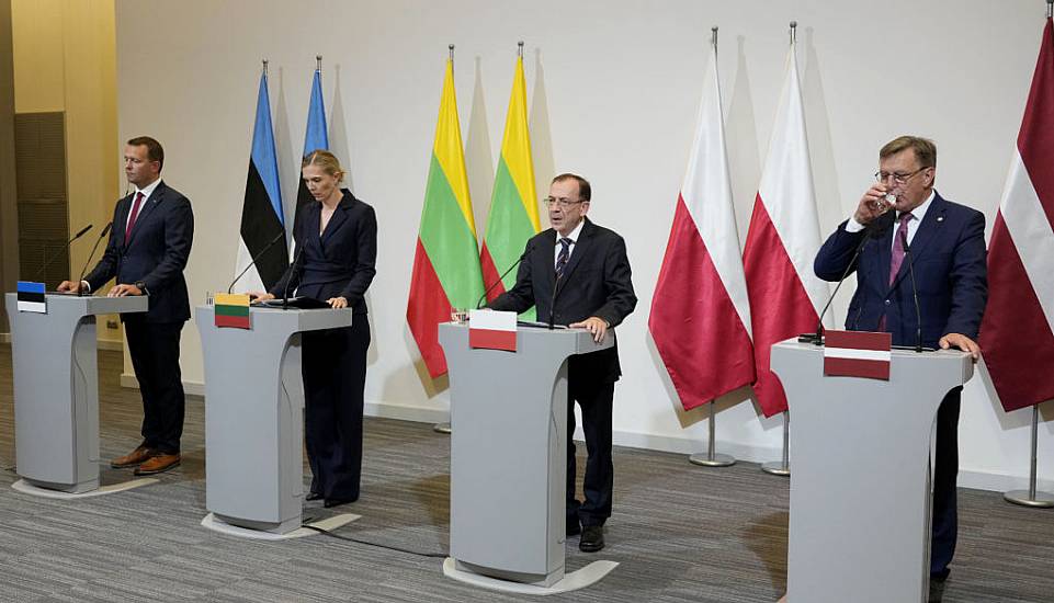 Poland And Baltic States Warn Belarus They Will Close Border If Provoked