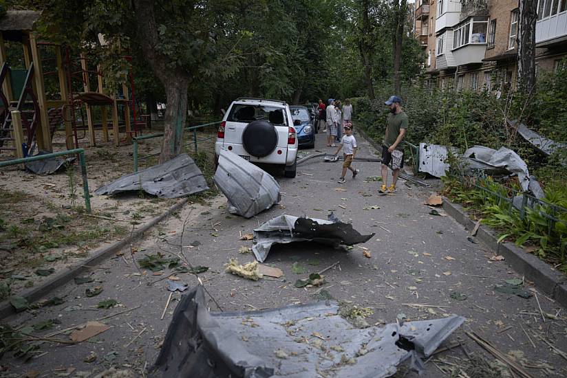 Air Attack Kills Two In Kyiv While Russia Accuses Ukraine Of Drone Assault