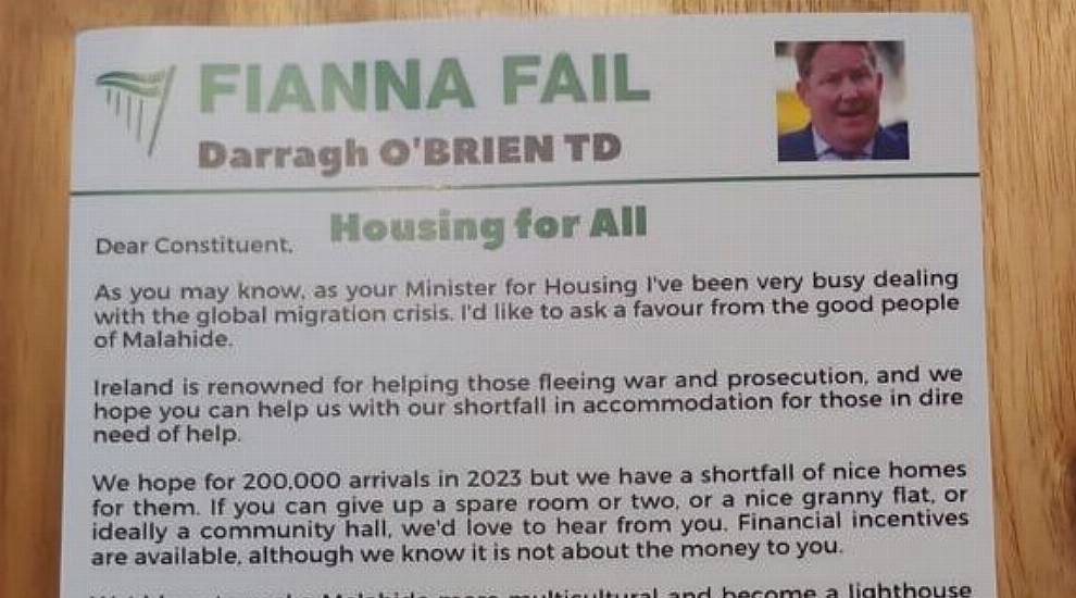 Fake Political Leaflets About Asylum Seekers Sent To Dublin Homes