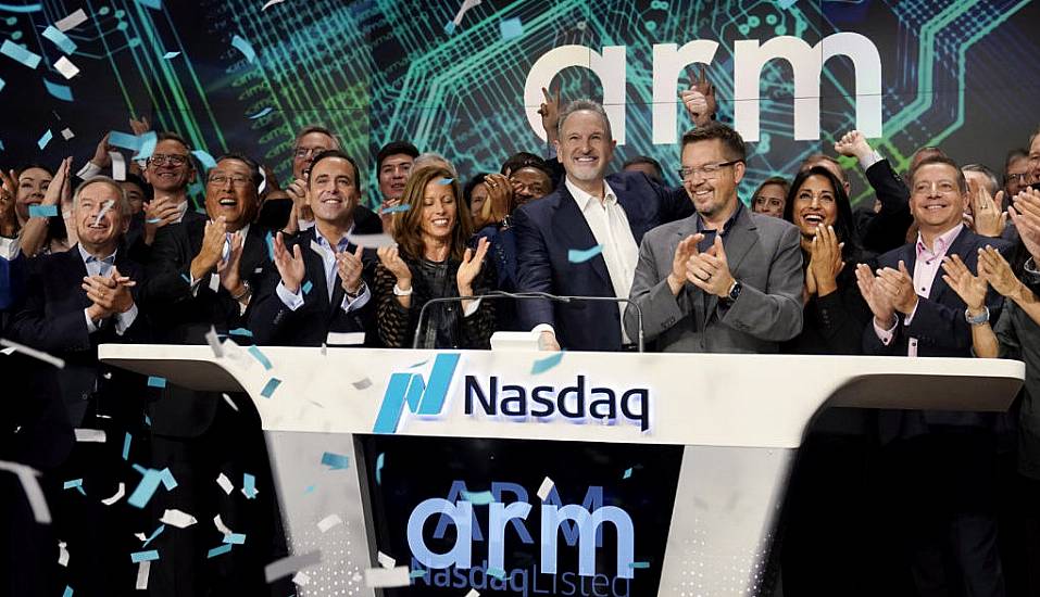 Arm Holdings Shares Rise 10% In Biggest Initial Public Offering Since Late 2021