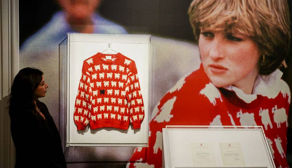 Princess Diana’s Black Sheep Jumper Sells At Auction For €1M