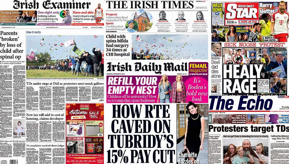 What The Papers Say: Thursday's Front Pages