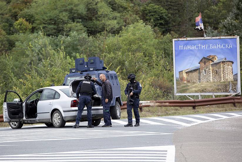 Kosovo Mourns Police Officer As Serb Gunmen Remain At Large After Siege