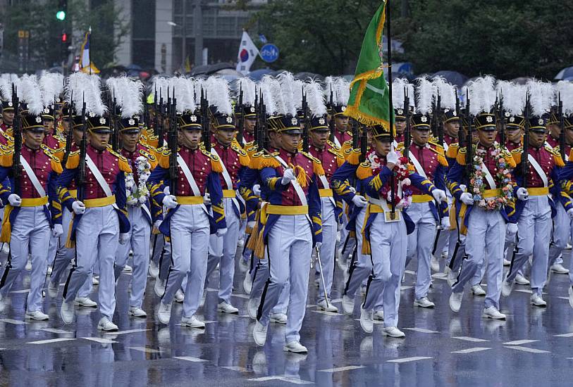 South Korea Parades Troops And Powerful Weapons In Armed Forces Day Ceremony