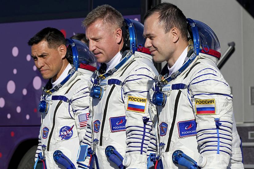 American And Two Russians Return To Earth After A Year In Space