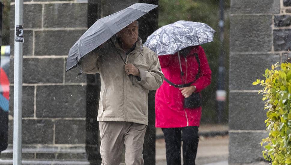 Yellow Rain Warning In Place For Cork, Kerry And Waterford This Morning